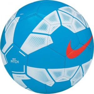 blue soccer ball